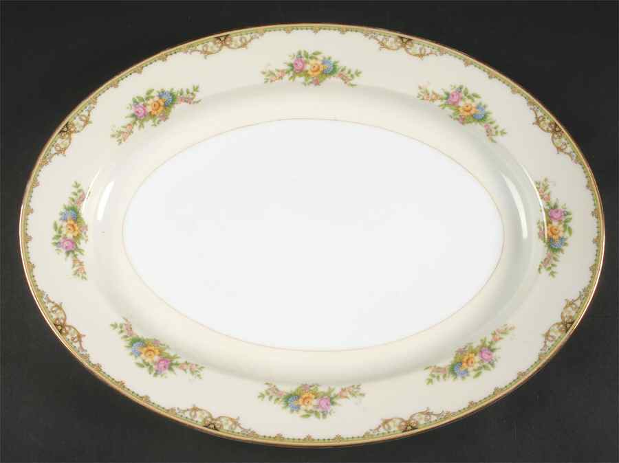 Mystery #50 16" Oval Serving Platter by Noritake-1