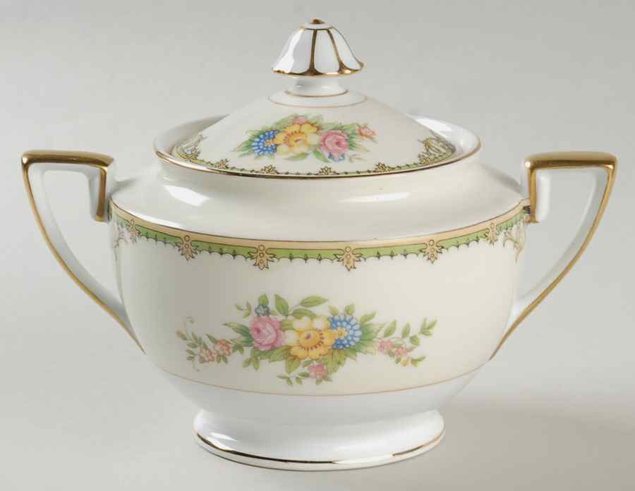 Mystery #50 Sugar Bowl & Lid by Noritake-1
