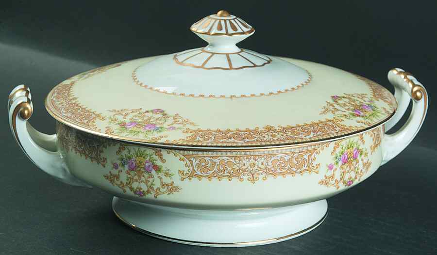 Mystery #55 Round Covered Vegetable by Noritake-1