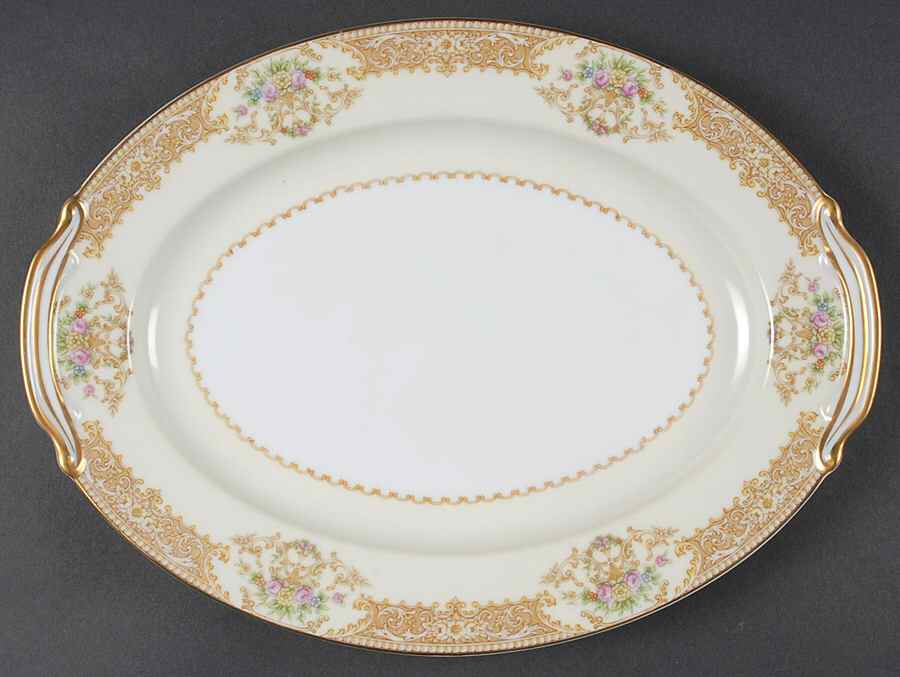 Mystery #55 11" Oval Serving Platter by Noritake-1