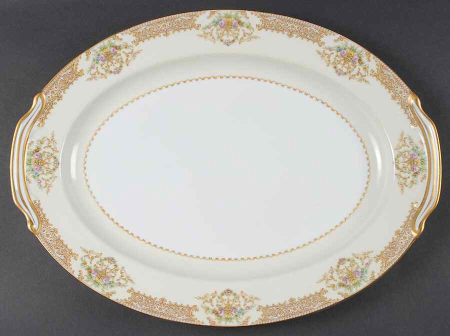 Mystery #55 16" Oval Serving Platter by Noritake-1
