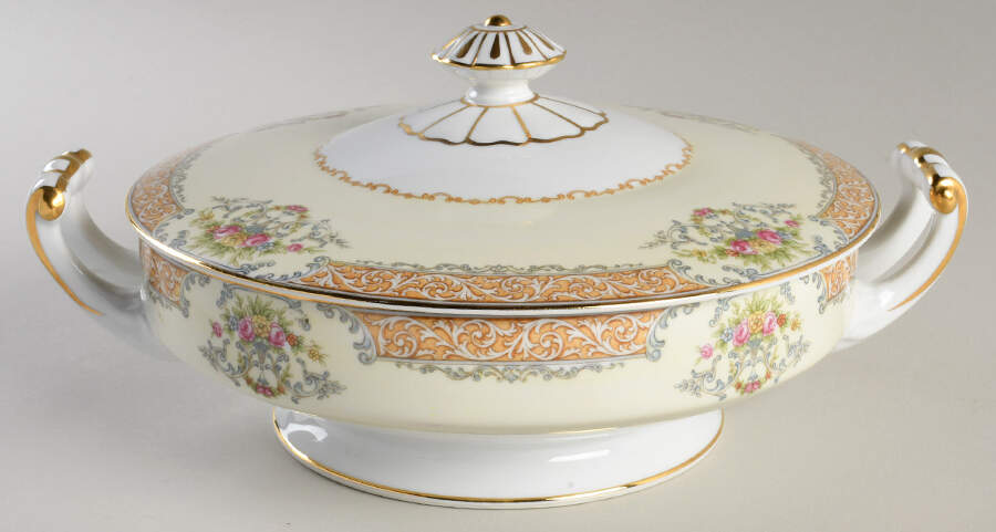 Mystery #56 Round Covered Vegetable by Noritake-1