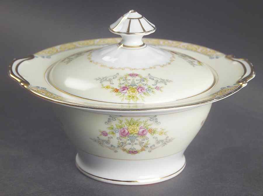 Mystery #56 Sugar Bowl & Lid by Noritake-1