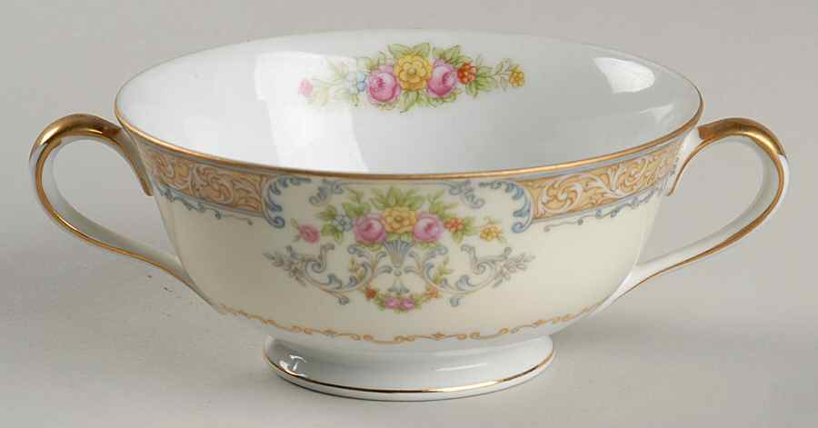 Mystery #56 Footed Cream Soup Bowl by Noritake-1