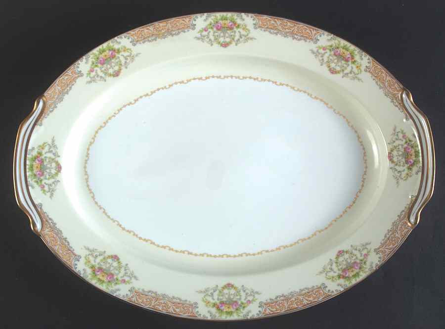 Mystery #56 16" Oval Serving Platter by Noritake-1