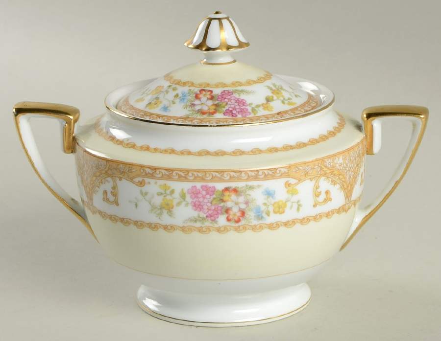Mystery #57 Sugar Bowl & Lid by Noritake-1