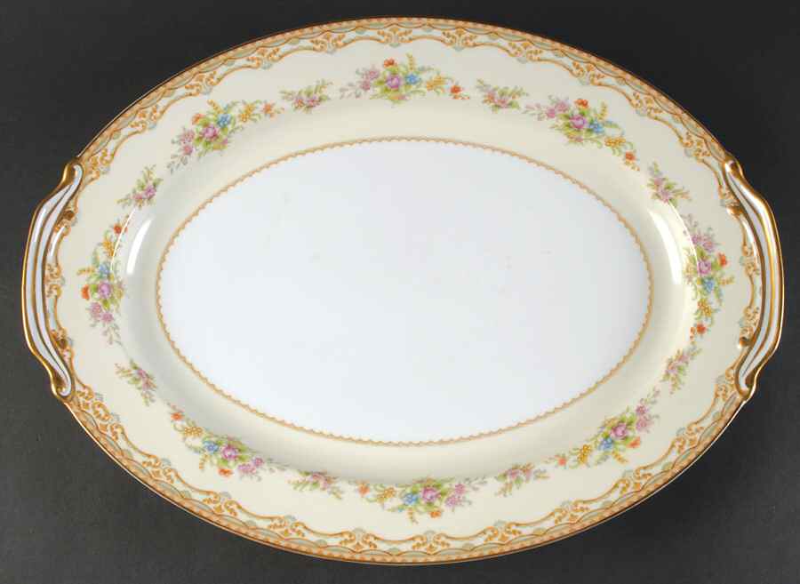 Mystery #58 16" Oval Serving Platter by Noritake-1