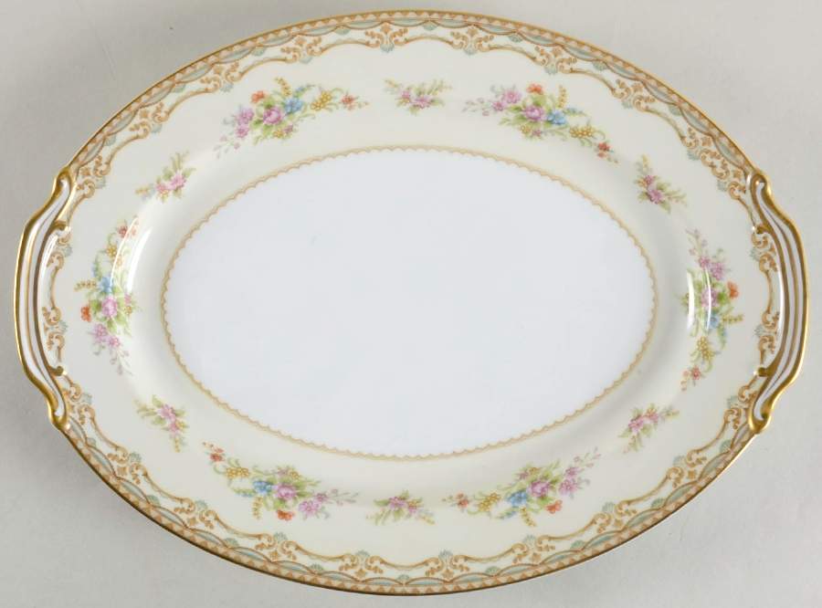 Mystery #58 13" Oval Serving Platter by Noritake-1