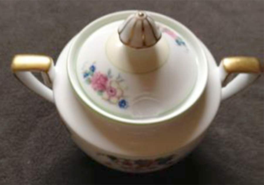 Mystery #59 Sugar Bowl & Lid by Noritake-1