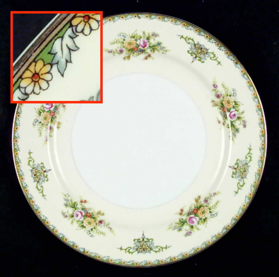 Mystery #6 Dinner Plate by Noritake-1