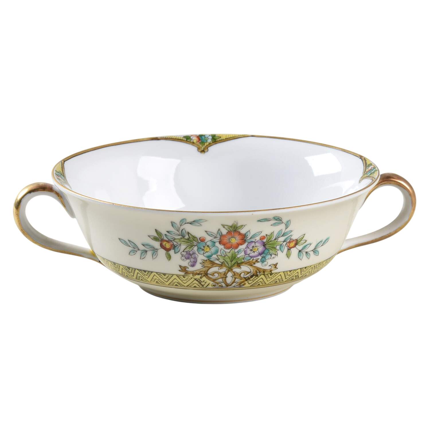 Mystery #64 Flat Cream Soup Bowl by Noritake-1