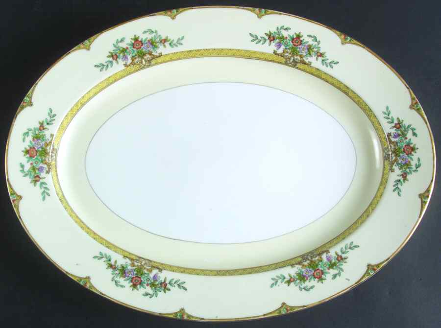Mystery #64 16" Oval Serving Platter by Noritake-1
