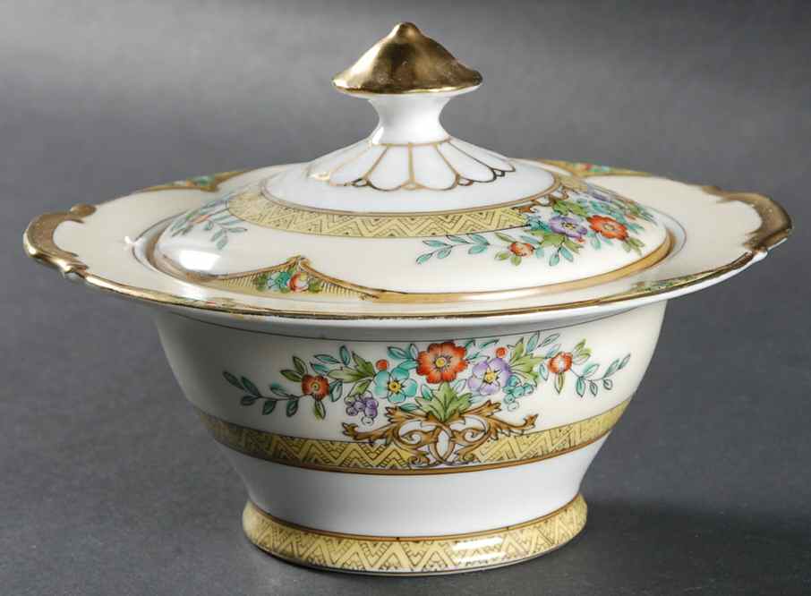 Mystery #64 Sugar Bowl & Lid by Noritake-1