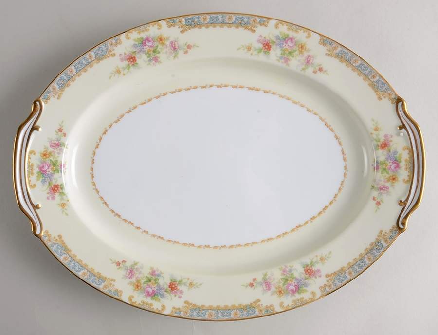 Mystery #7 13" Oval Serving Platter by Noritake-1