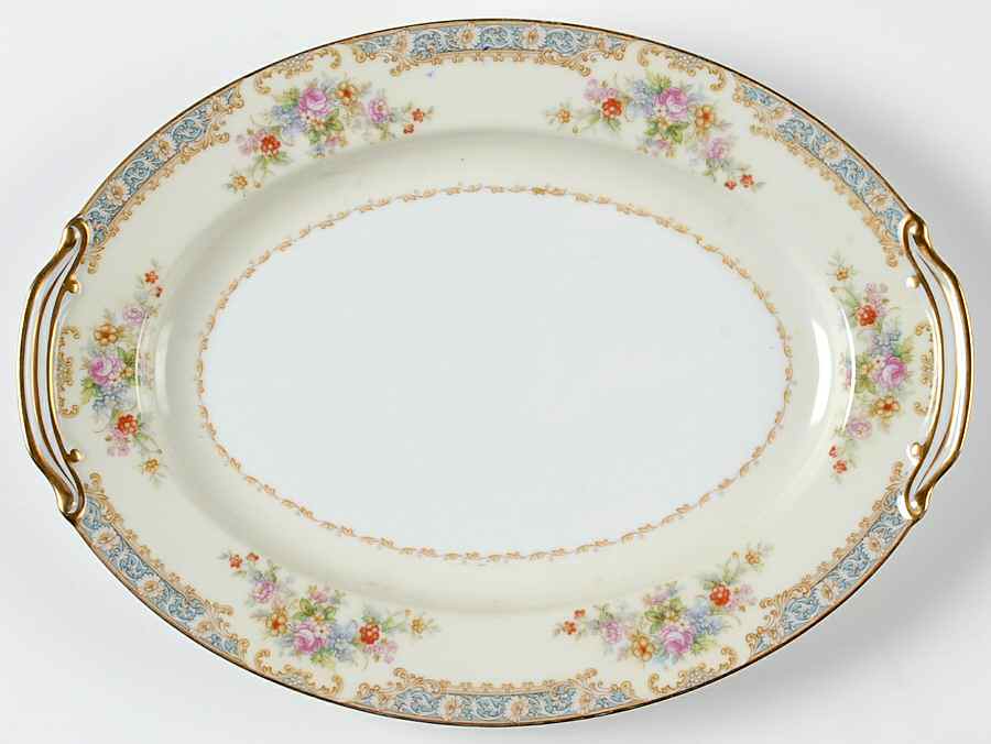 Mystery #7 11" Oval Serving Platter by Noritake-1