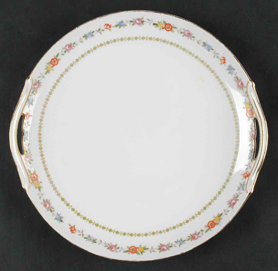 Mystery #70 Handled Cake Plate by Noritake-1