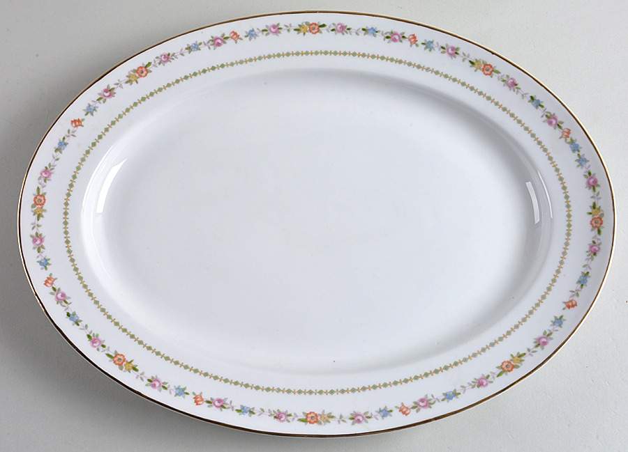 Mystery #70 16" Oval Serving Platter by Noritake-1
