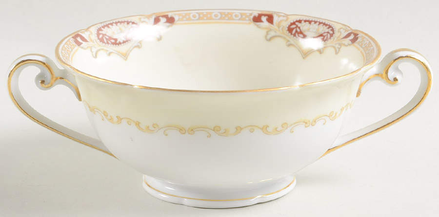 Mystery #71 Footed Cream Soup Bowl by Noritake-1