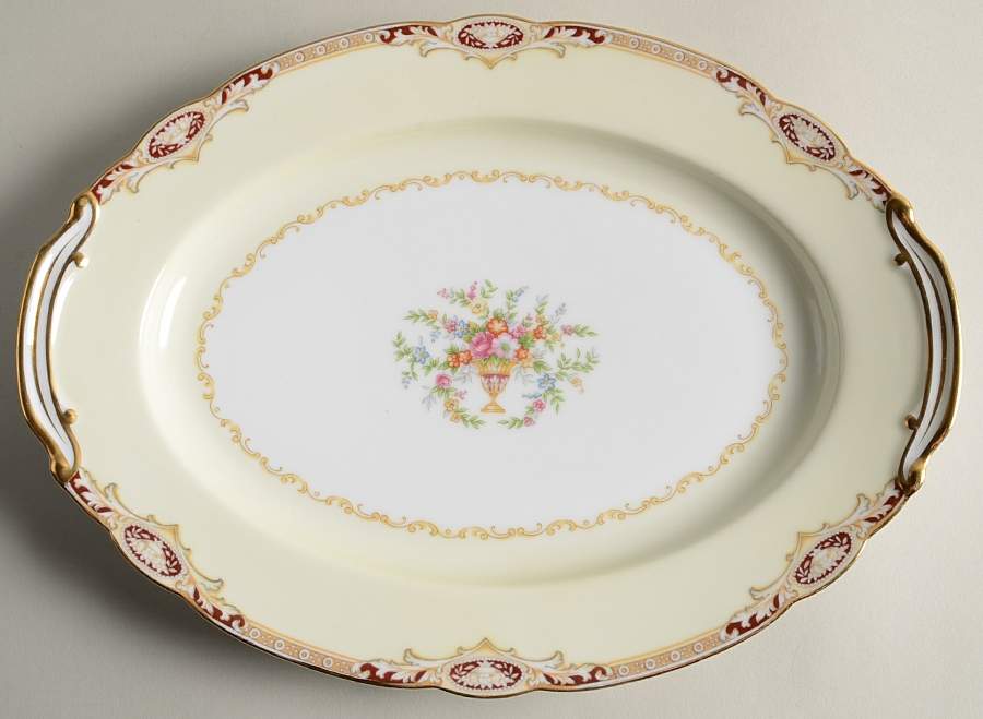 Mystery #71 11" Oval Serving Platter by Noritake-1
