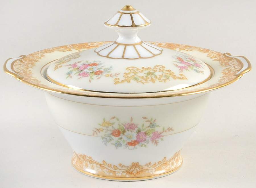 Mystery #72 Sugar Bowl & Lid by Noritake-1