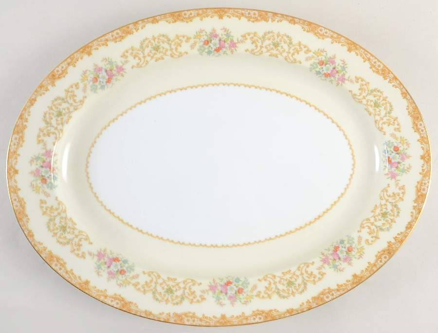 Mystery #72 16" Oval Serving Platter by Noritake-1