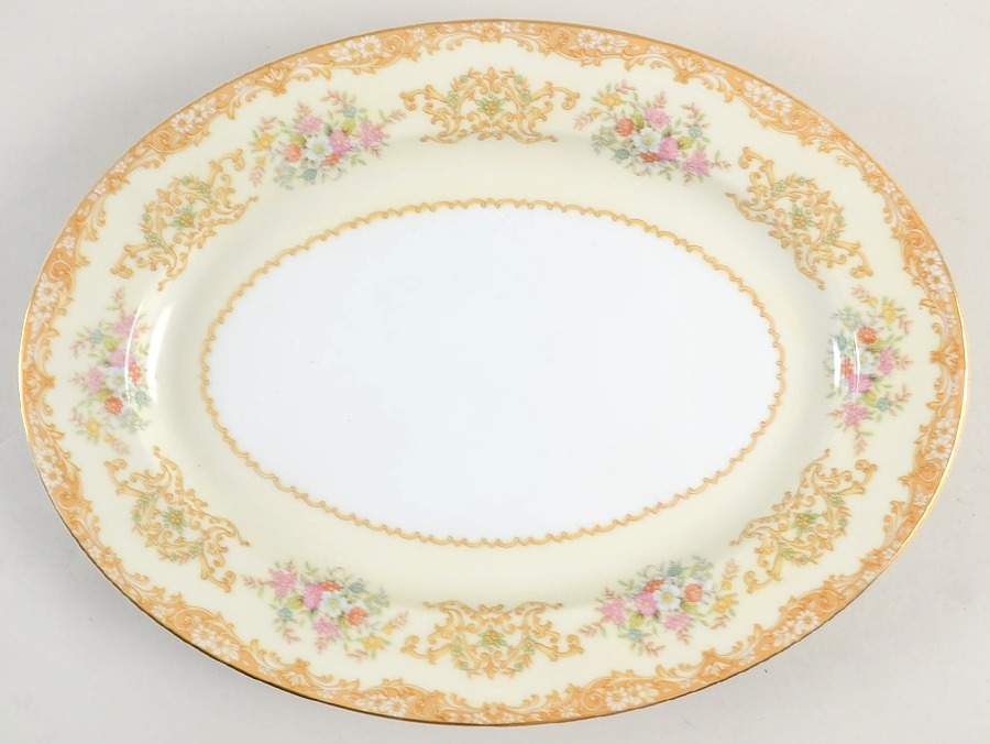 Mystery #72 11" Oval Serving Platter by Noritake-1
