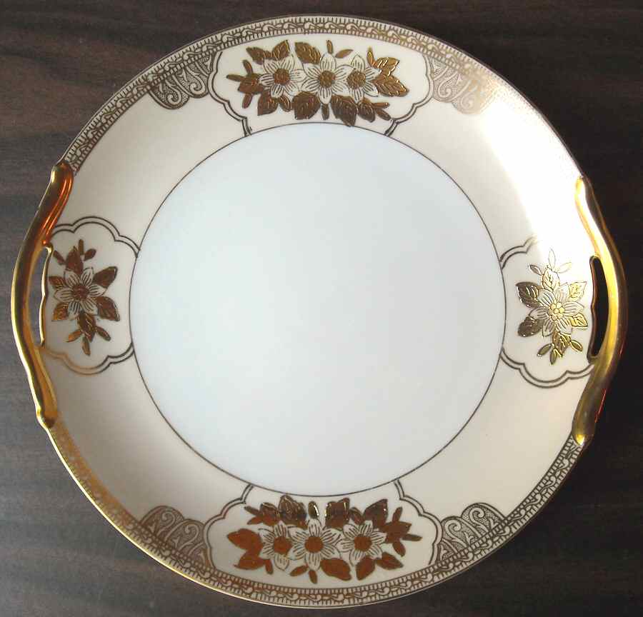Mystery #75 Handled Cake Plate by Noritake-1