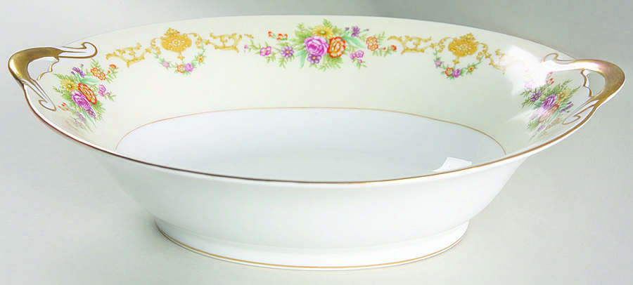 Mystery #77 10" Oval Vegetable Bowl by Noritake-1