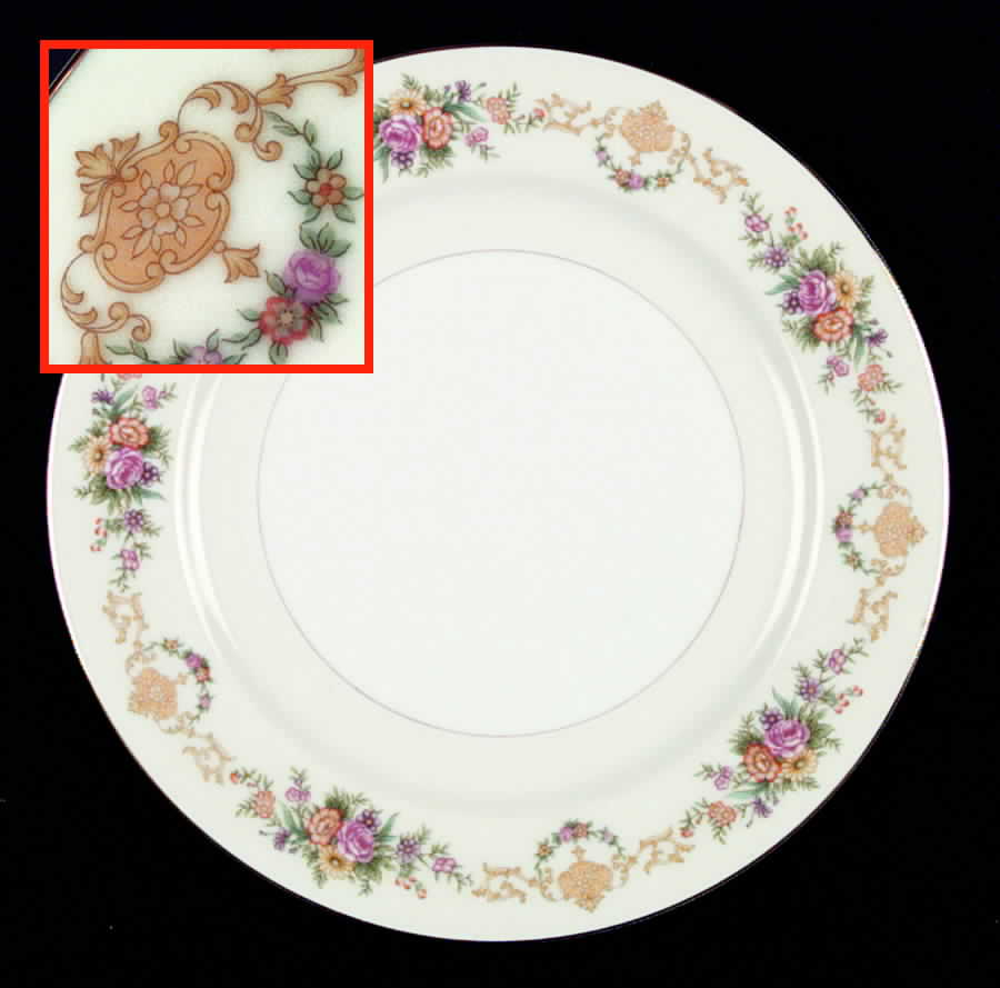 Mystery #77 Dinner Plate by Noritake-1