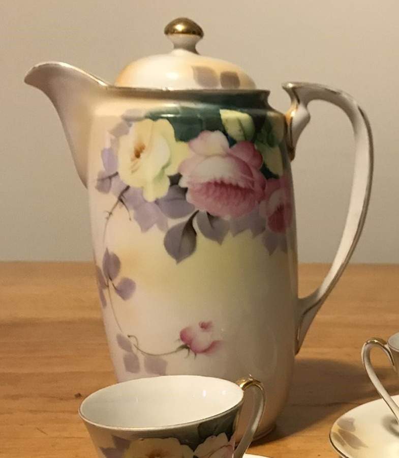 Mystery #82 Chocolate Pot & Lid by Noritake-1
