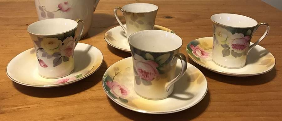 Mystery #82 Chocolate Cup & Saucer Set by Noritake-1