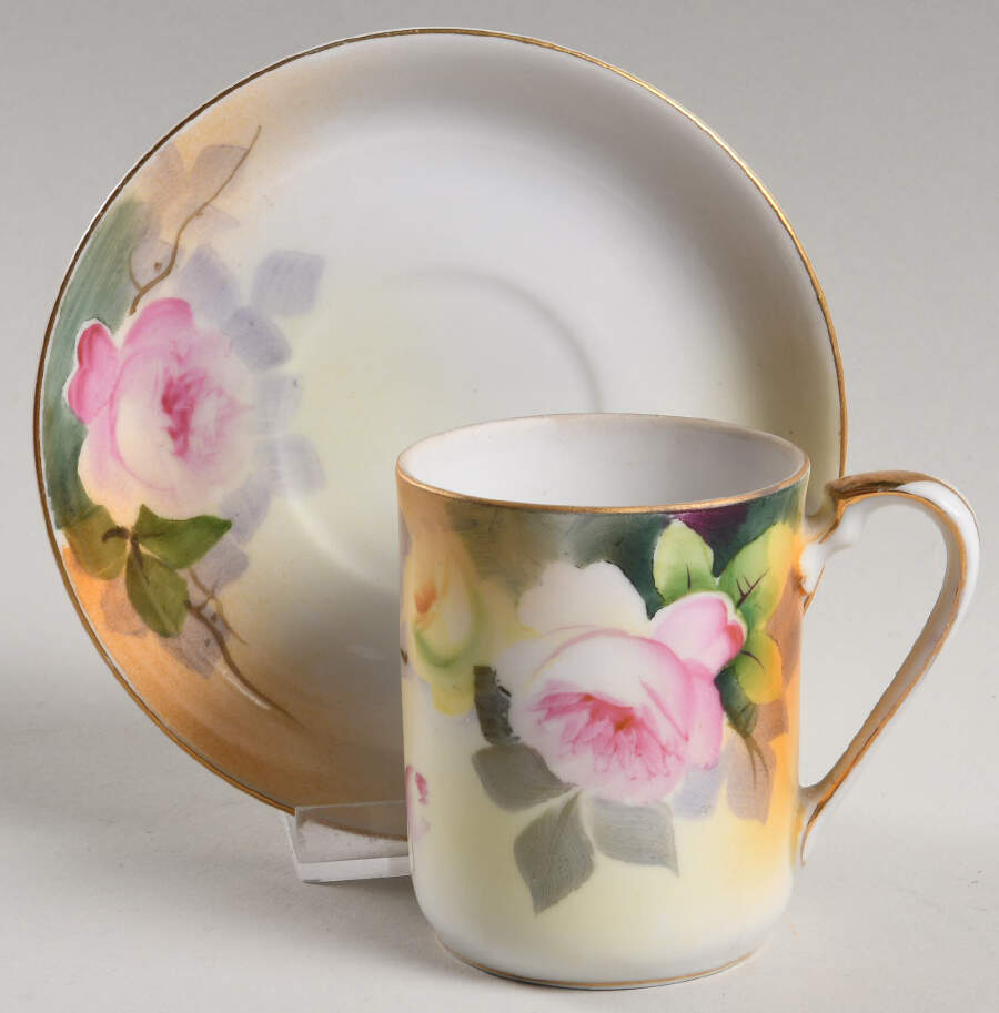 Mystery #82 Demitasse Cup & Saucer Set by Noritake-1