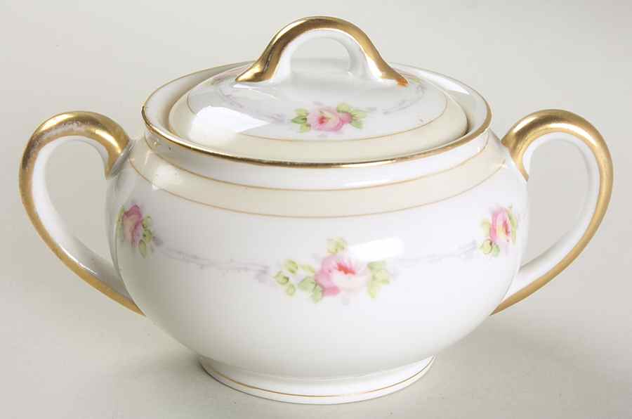 Mystery #84 Sugar Bowl & Lid by Noritake-1