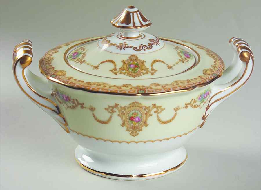 Mystery #87 Sugar Bowl & Lid by Noritake-1