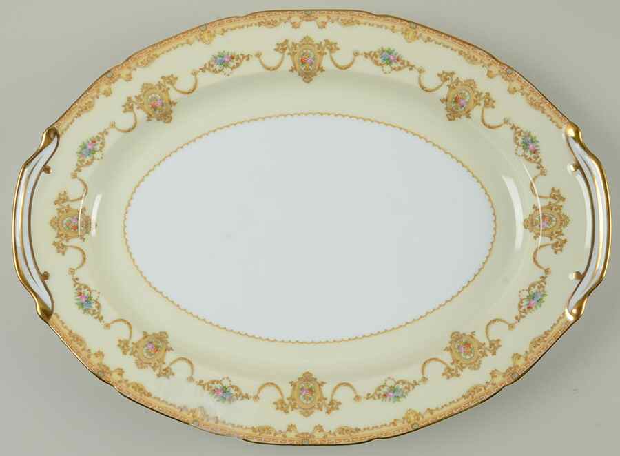 Mystery #87 16" Oval Serving Platter by Noritake-1