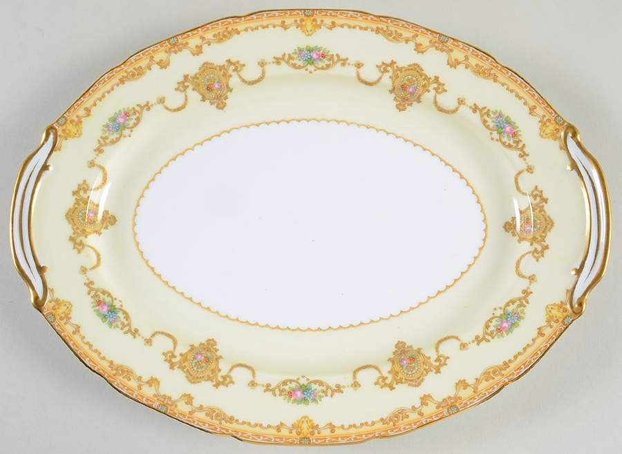 Mystery #87 11" Oval Serving Platter by Noritake-1