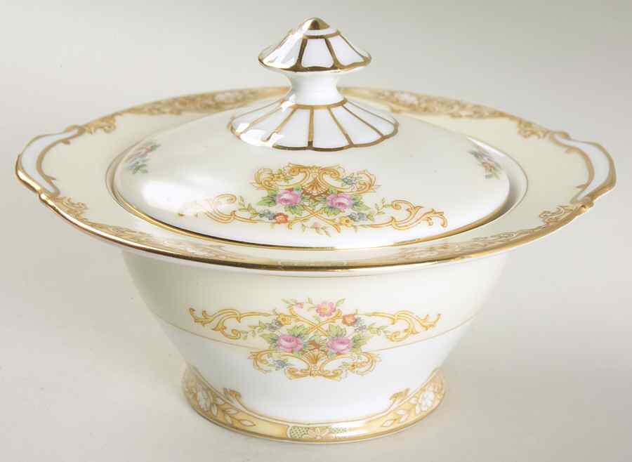 Mystery #89 Sugar Bowl & Lid by Noritake-1