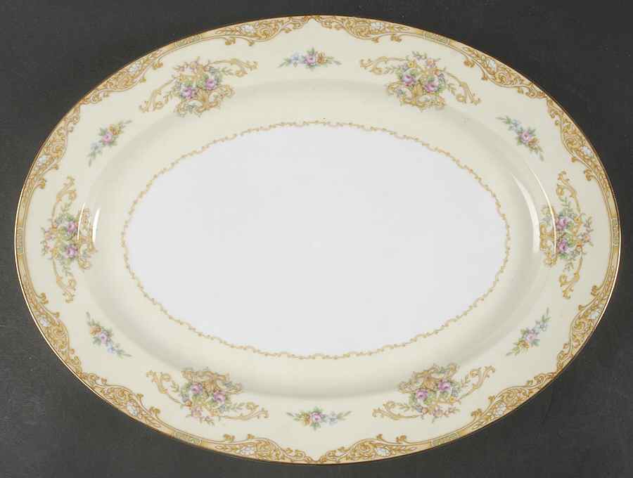Mystery #89 13" Oval Serving Platter by Noritake-1