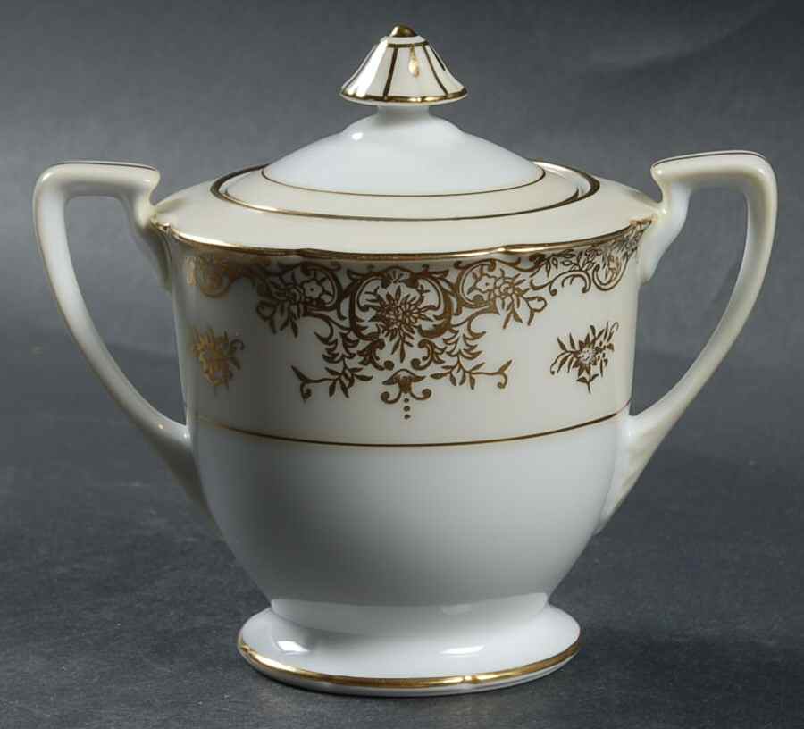Mystery #93 Sugar Bowl & Lid by Noritake-1