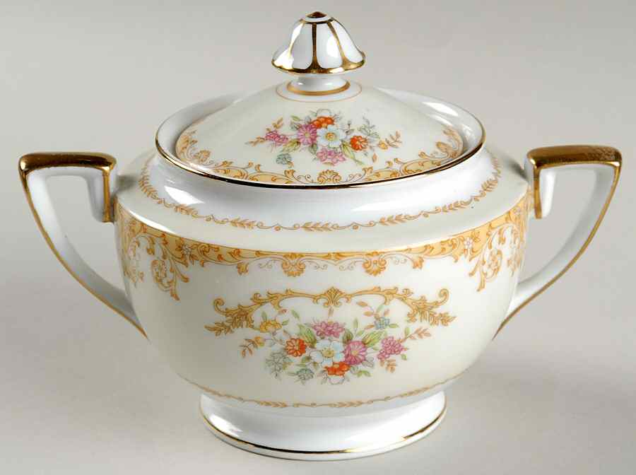 N10 Sugar Bowl & Lid by Noritake-1