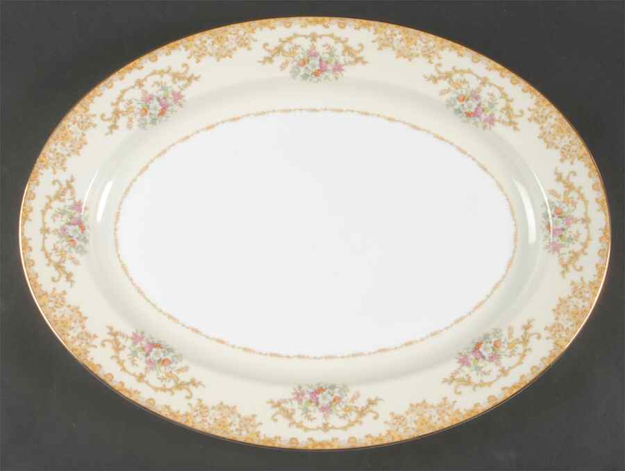 N10 16" Oval Serving Platter by Noritake-1