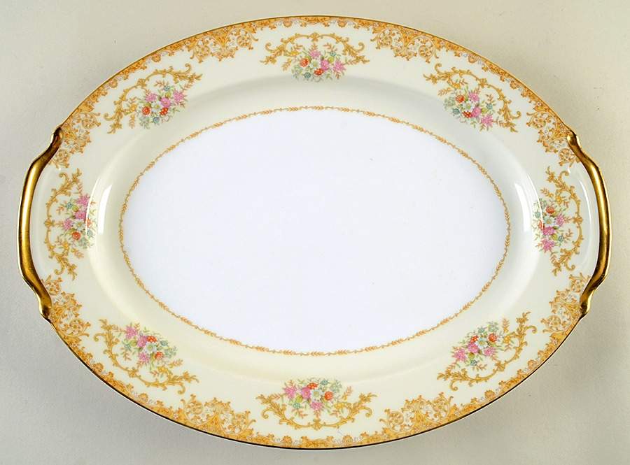 N10 16" Oval Serving Platter by Noritake-1