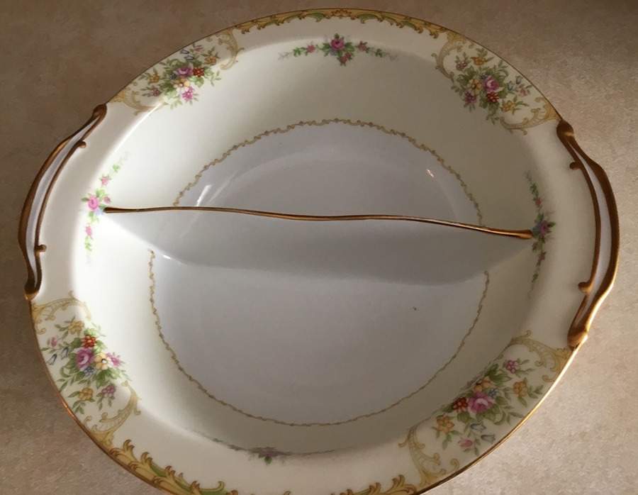 N100 Round Divided Vegetable Bowl by Noritake-1