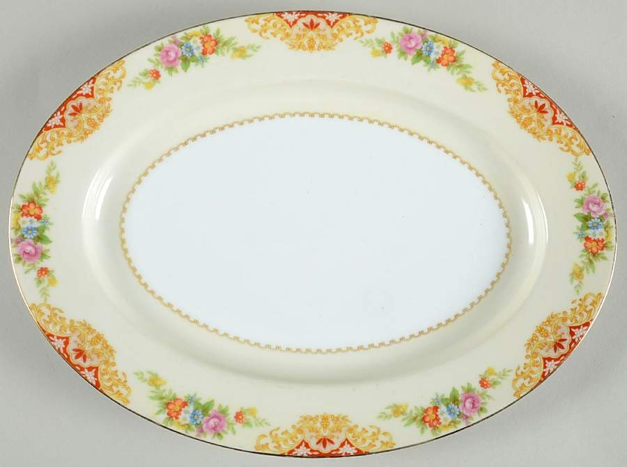 N107 11" Oval Serving Platter by Noritake-1