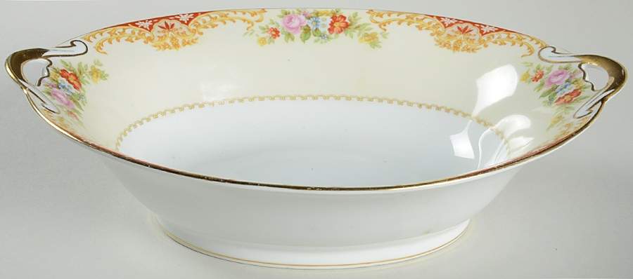 N107 10" Oval Vegetable Bowl by Noritake-1