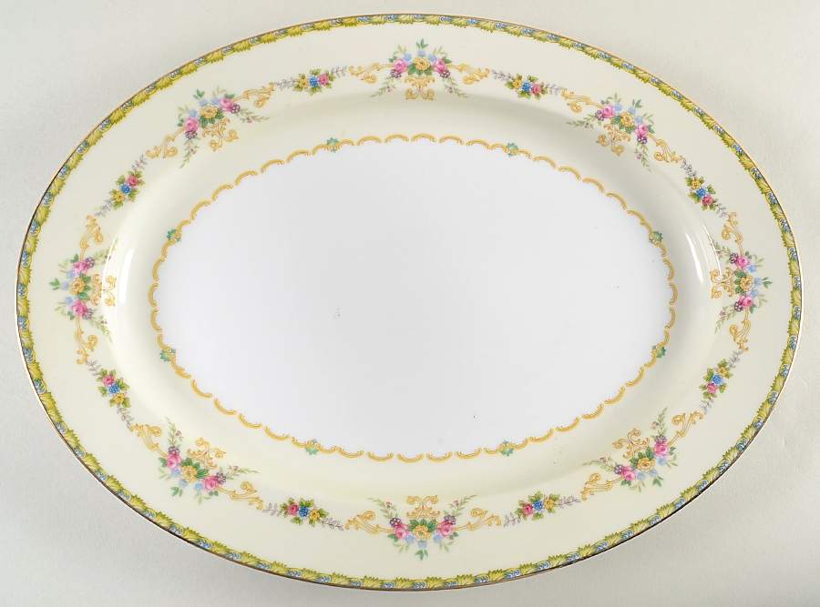 N109 16" Oval Serving Platter by Noritake-1
