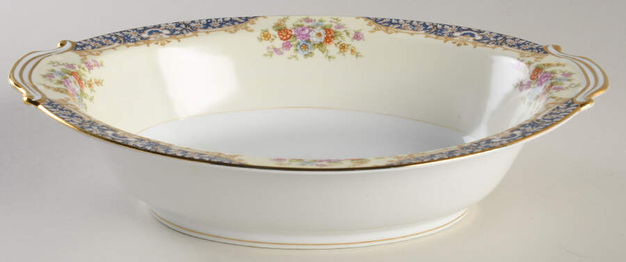 N114 10" Oval Vegetable Bowl by Noritake-1