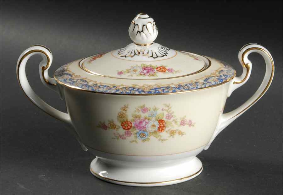 N114 Sugar Bowl & Lid by Noritake-1