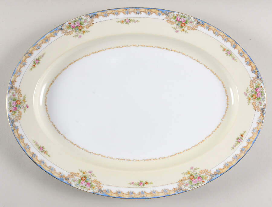 N117 16" Oval Serving Platter by Noritake-1