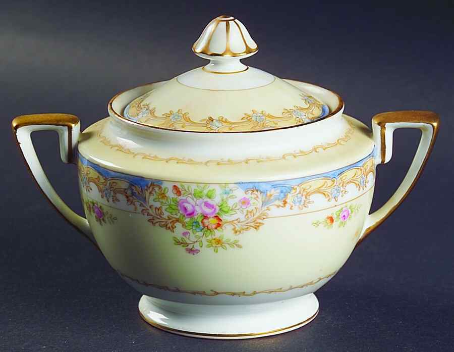 N117 Sugar Bowl & Lid by Noritake-1